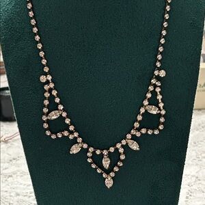 Vintage Rhinestone stunning Necklace